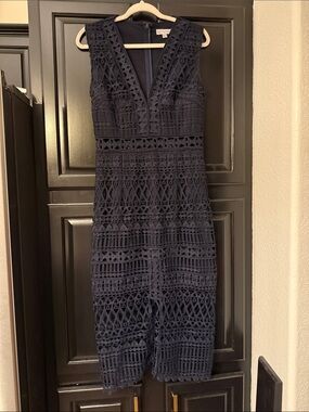 Two sisters gently used size 6 lace crochet dress